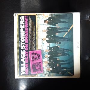 The Village Stompers New Beat On Broadway LP Vinyl Record